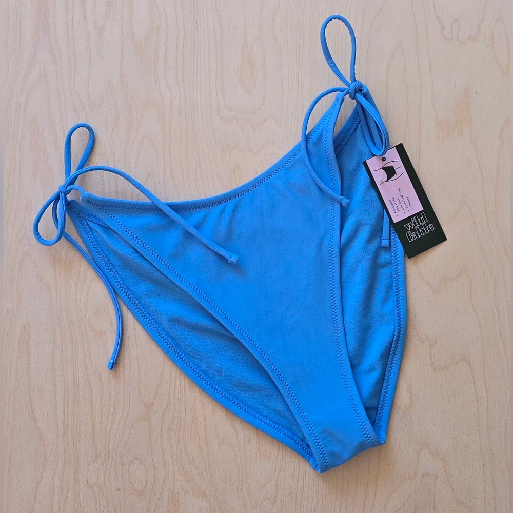 NWT Wild Fable Blue Bikini Bottoms